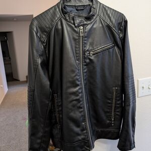 Men's Black "Vegan Leather" Jacket